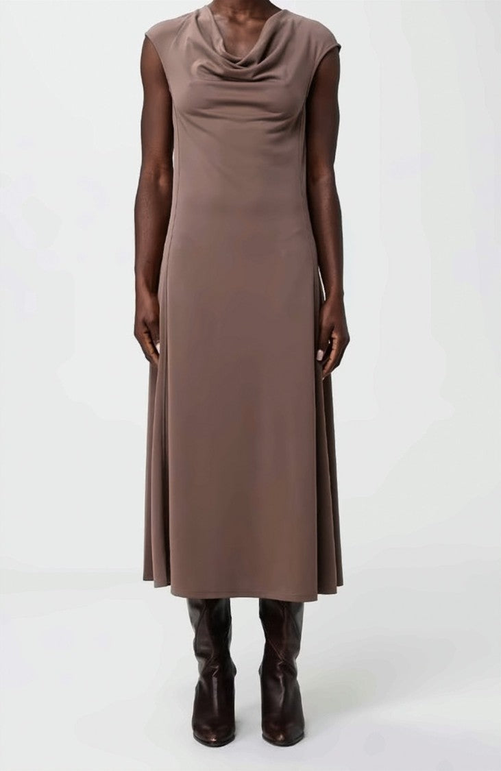 Max Mara Leisure Soft Neckline Sleeveless Long Dress