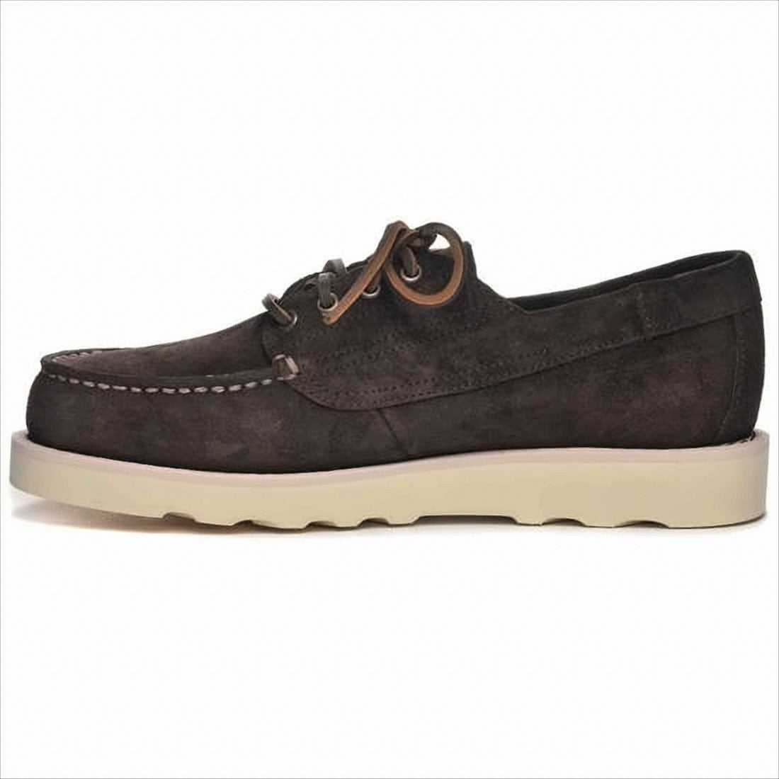 Sebago Dark Brown Suede Loafers With Moccasin Toe