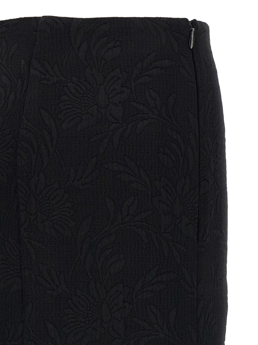 Dries Van Noten 'Sibel' Midi Skirt In Viscose