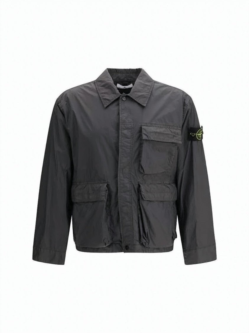 Stone Island Cropped Boxy Black Stone Island Jacket