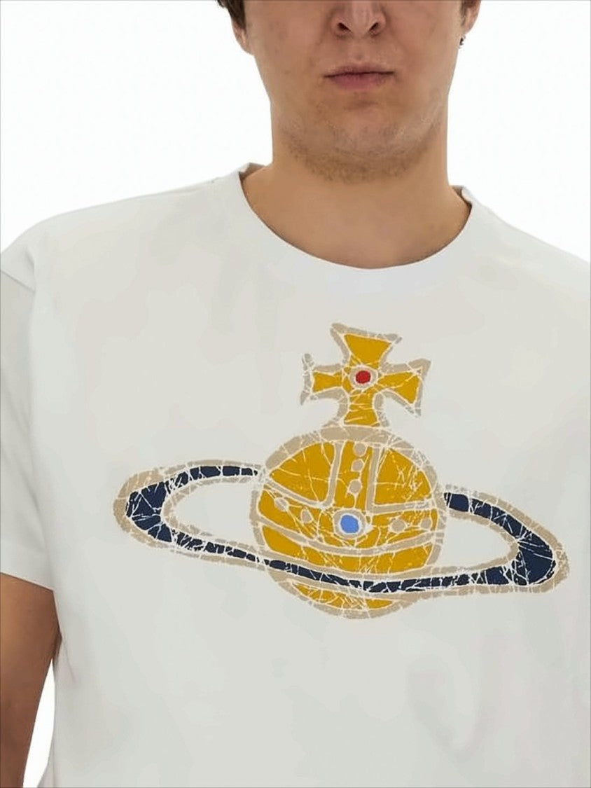 Vivienne Westwood Graphic Print Short-Sleeved T-Shirt With Orb Design