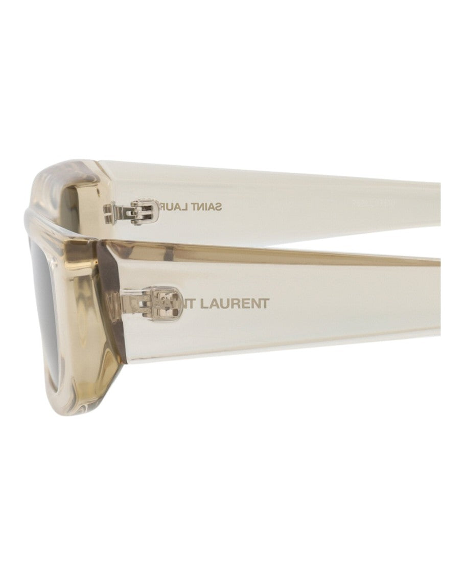 Saint Laurent Square-Frame Injection Sunglasses