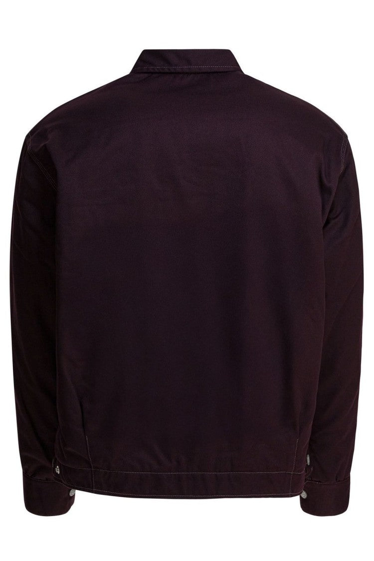 Needles Structured Burgundy Casual Jacket