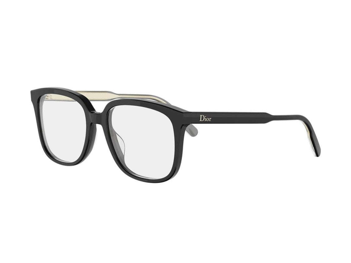 Dior Cd50152i Metallic Accent Square Eyeglasses