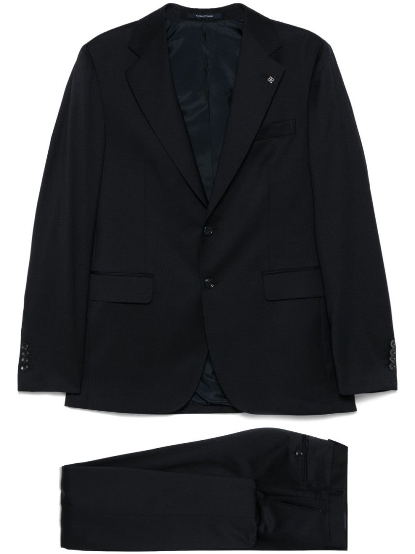 Tagliatore Tailored Prussian Blue Wool Suit