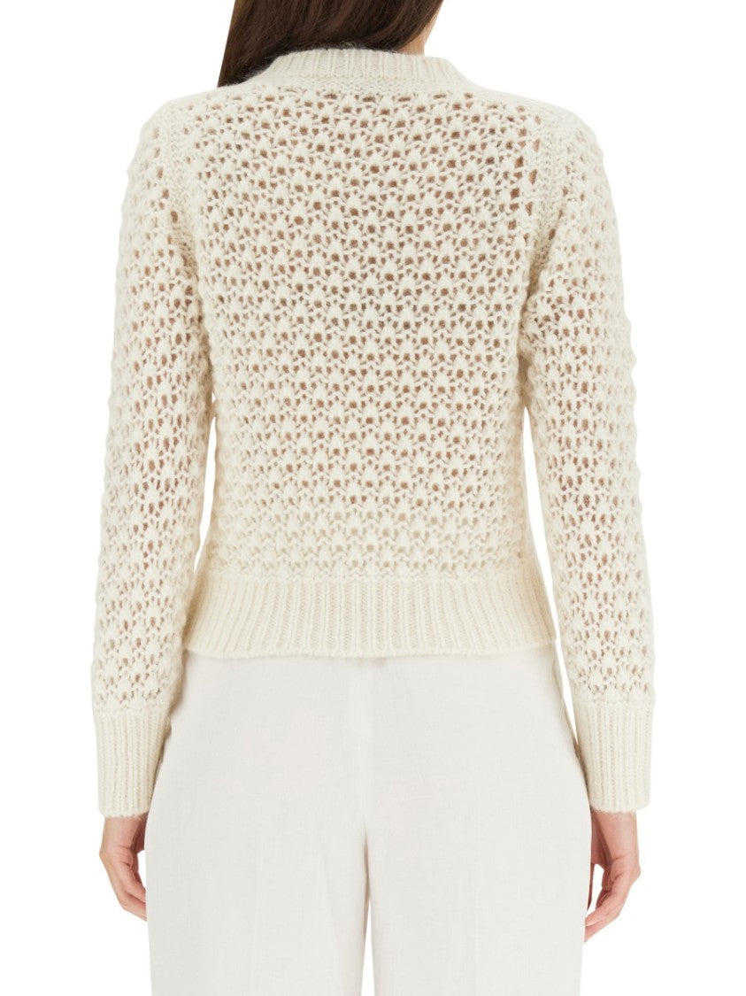 Fabiana Filippi Perforated Mesh Sweater