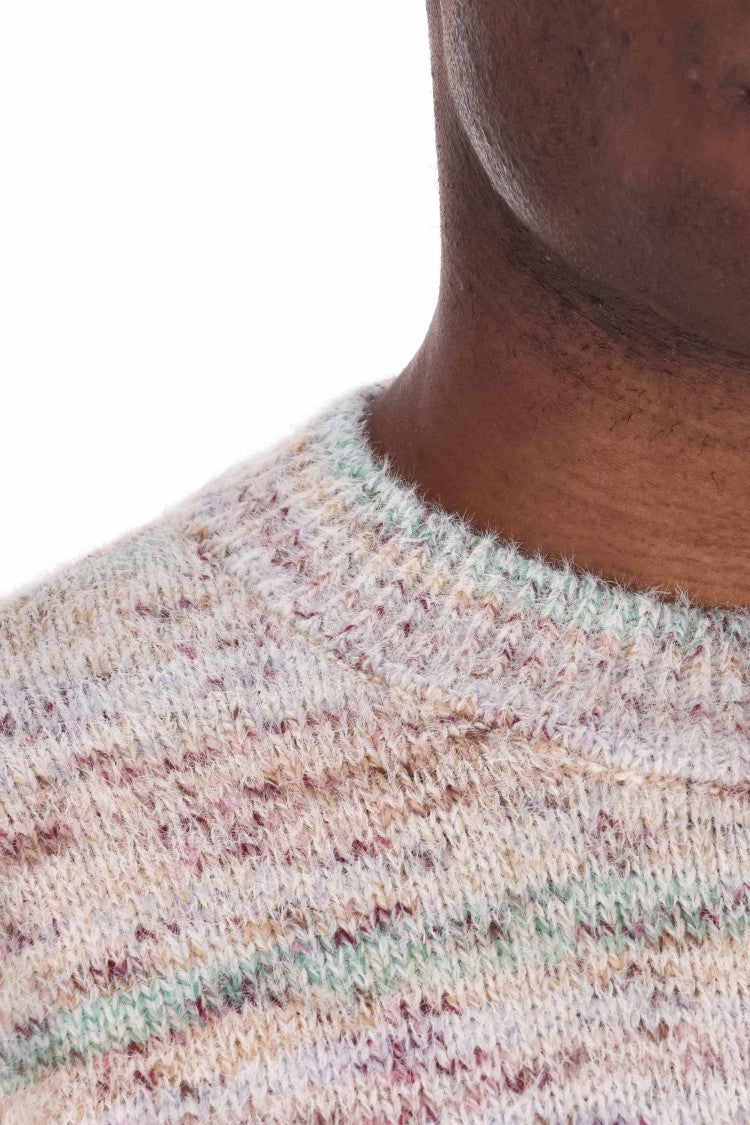 A.P.C. Bastian Mouliné Wool Crewneck Sweater