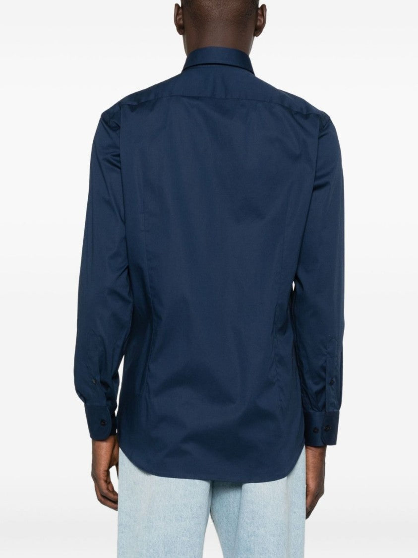 Etro Tailored Blue Shirt With Button-Down Design