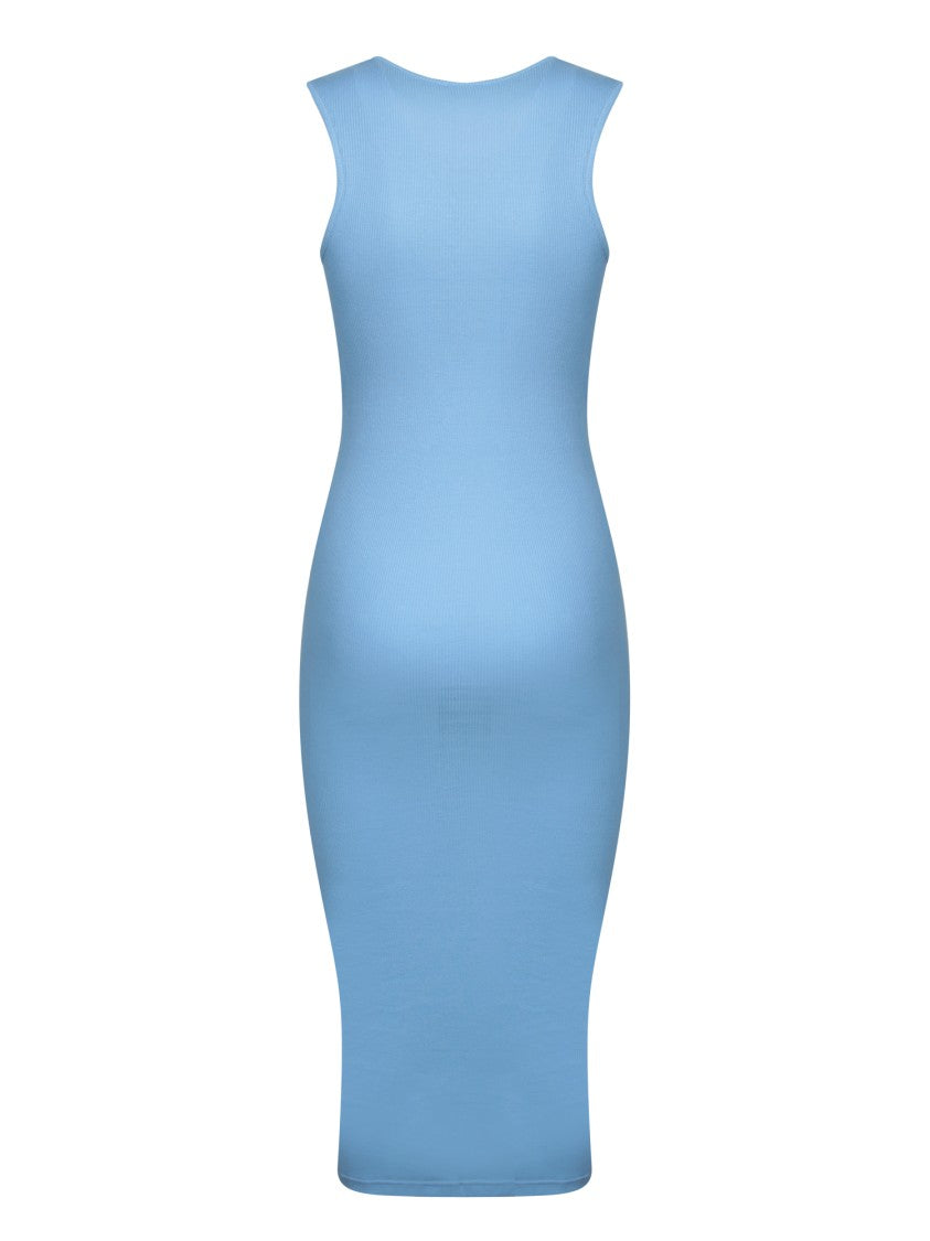 J. W. Anderson Sleeveless Body-Hugging Cotton Midi Dress