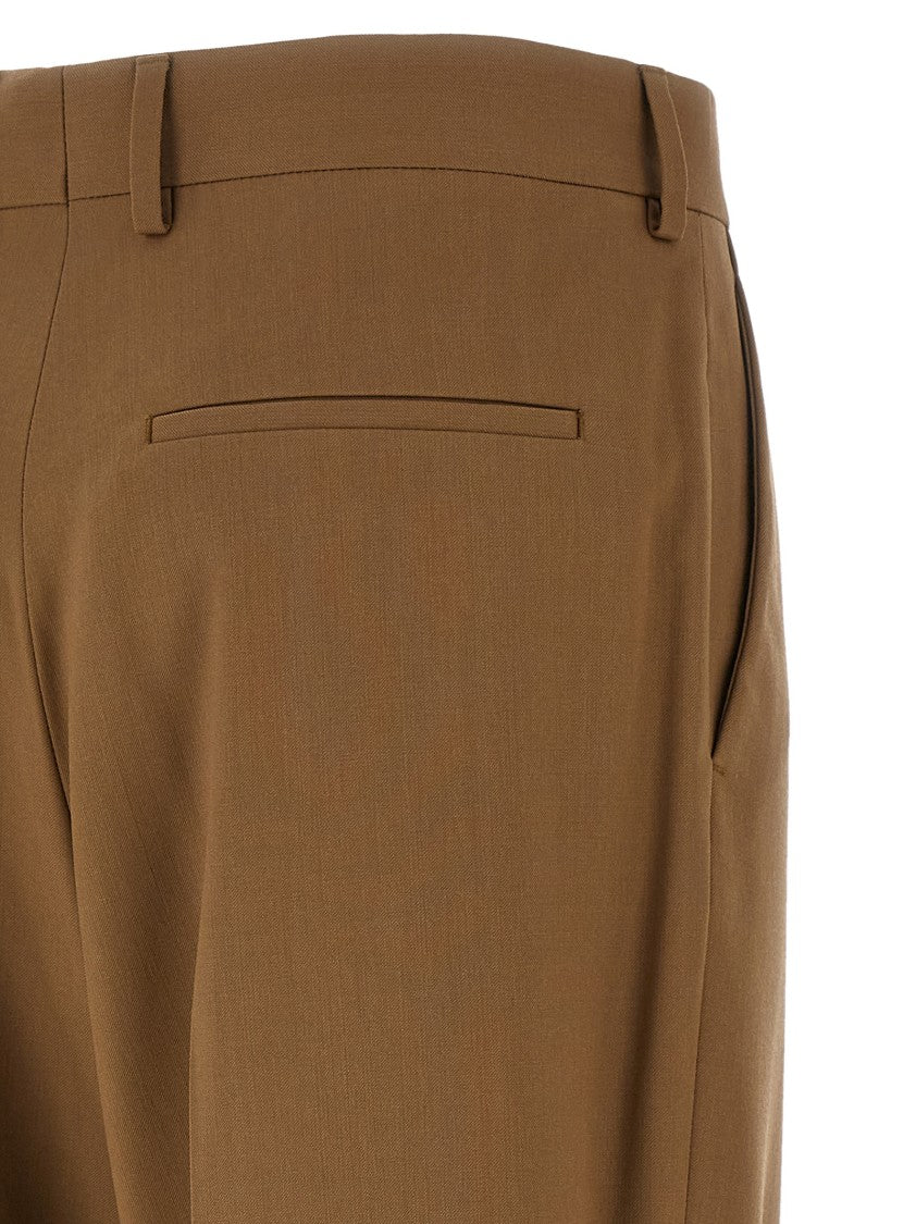Fendi Gabardine Wool Trousers
