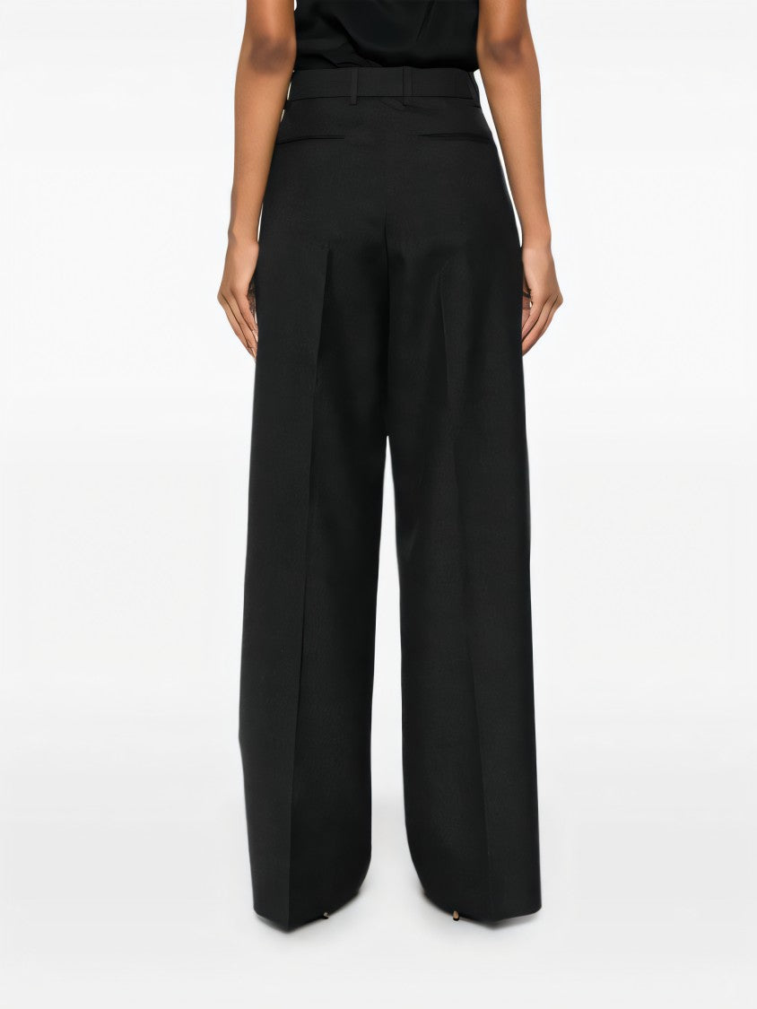 Gucci High-Waisted Tailored Suit Pants With Wide-Leg Silhouette