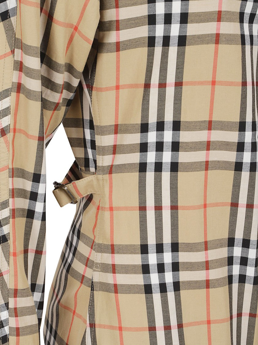 Burberry Beige Check Dress
