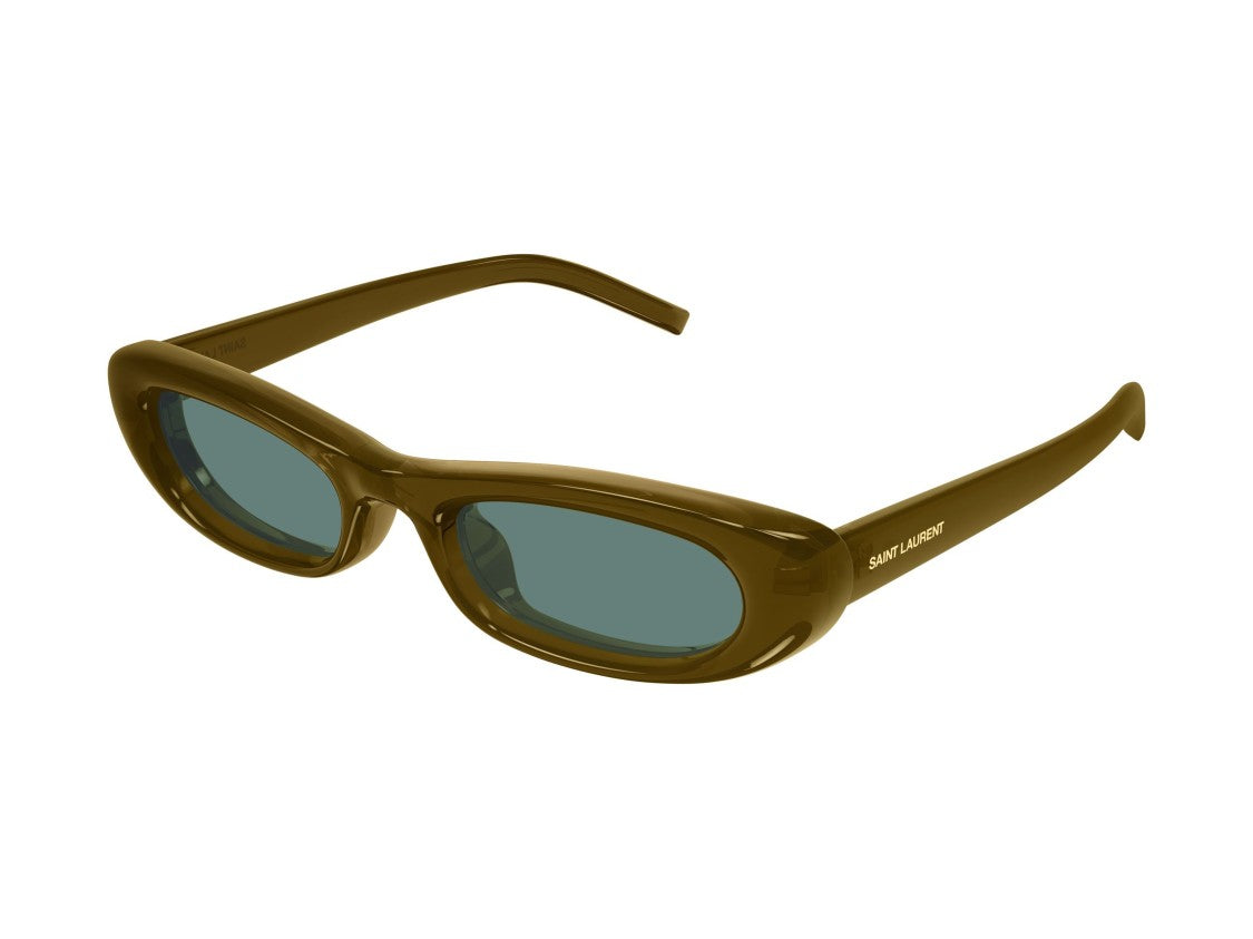Saint Laurent Sl 557 Shade Plump Rounded Rectangular Sunglasses