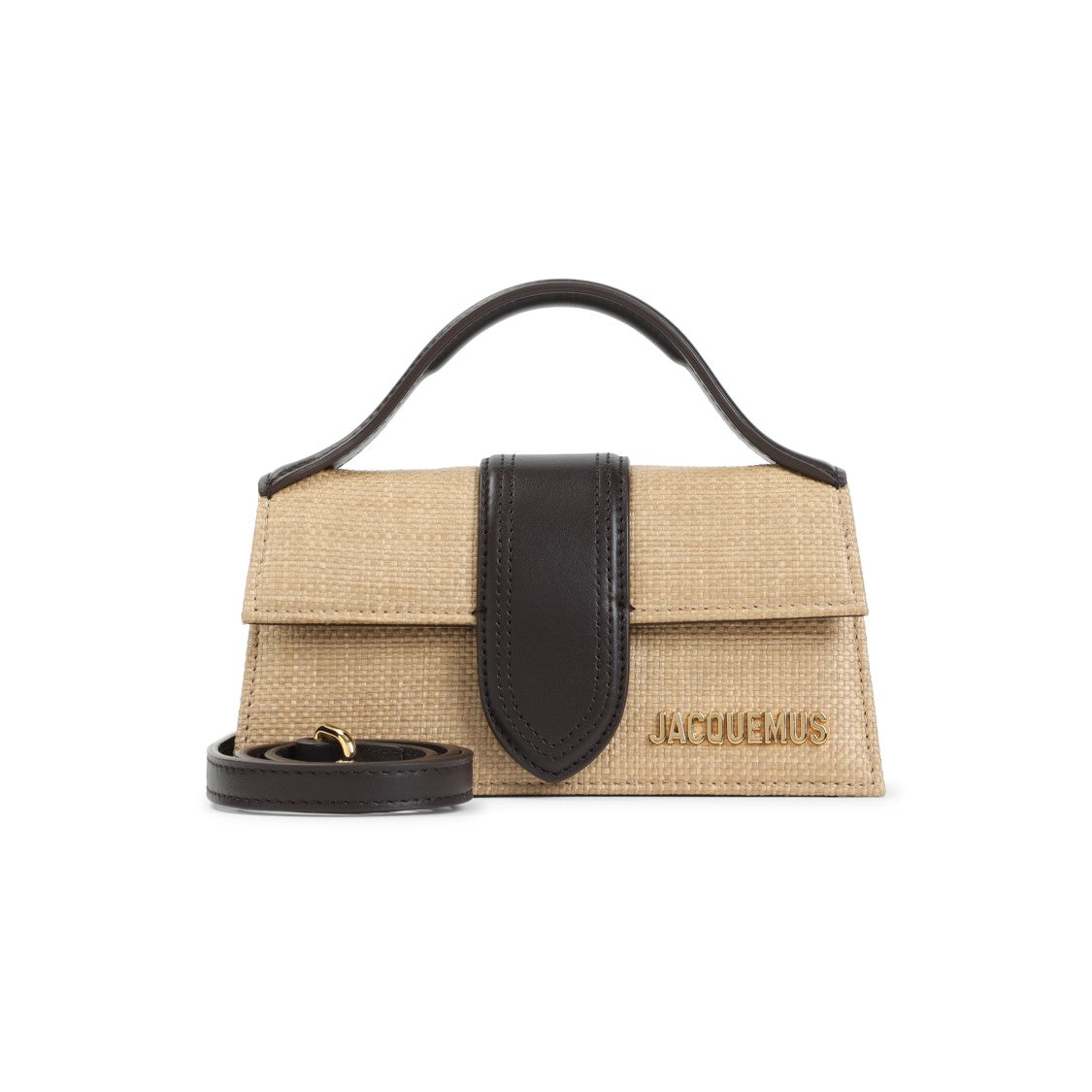 Jacquemus Natural Beige Raffia Le Bambino Handbag