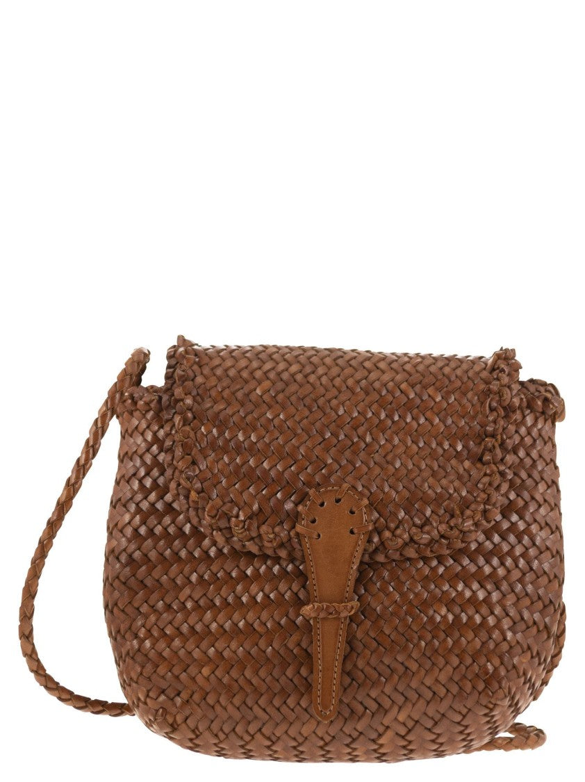 Dragon Mini City Bag - Woven Leather Bag