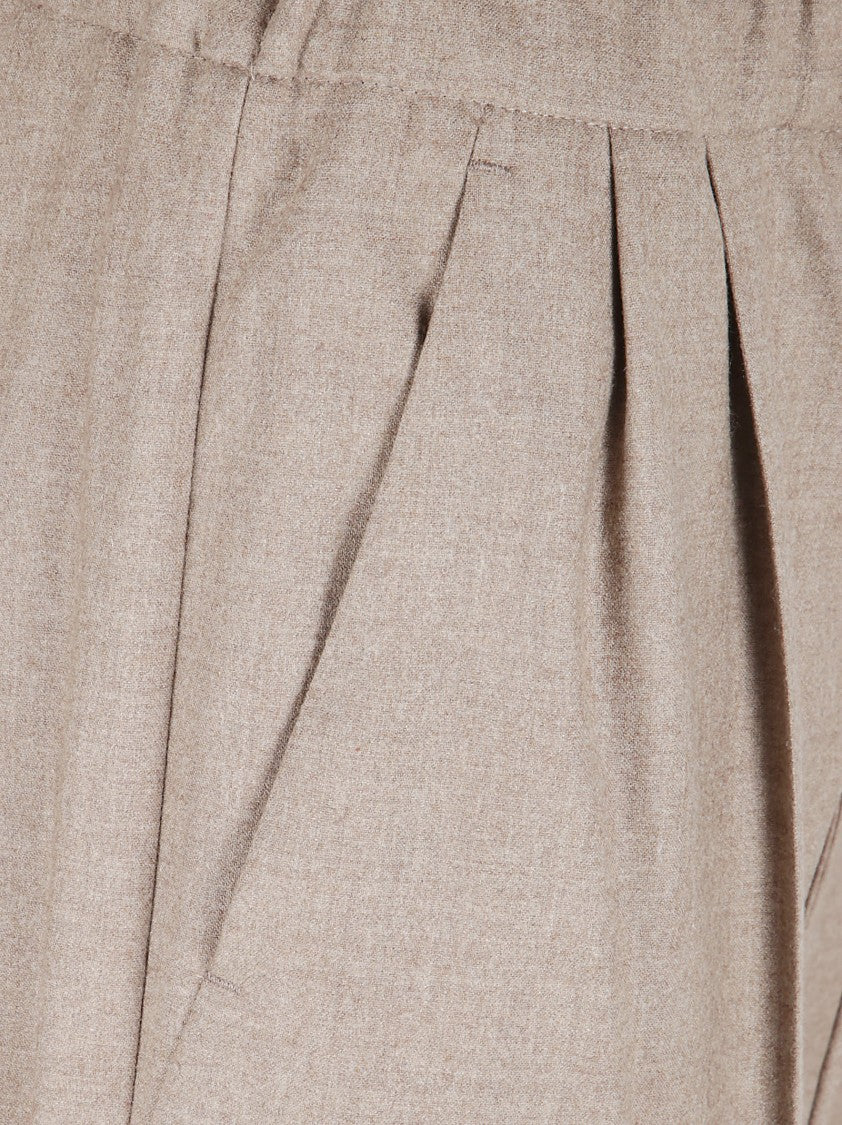 Max Mara Relaxed Fit Trousers With Straight Leg Silhouette