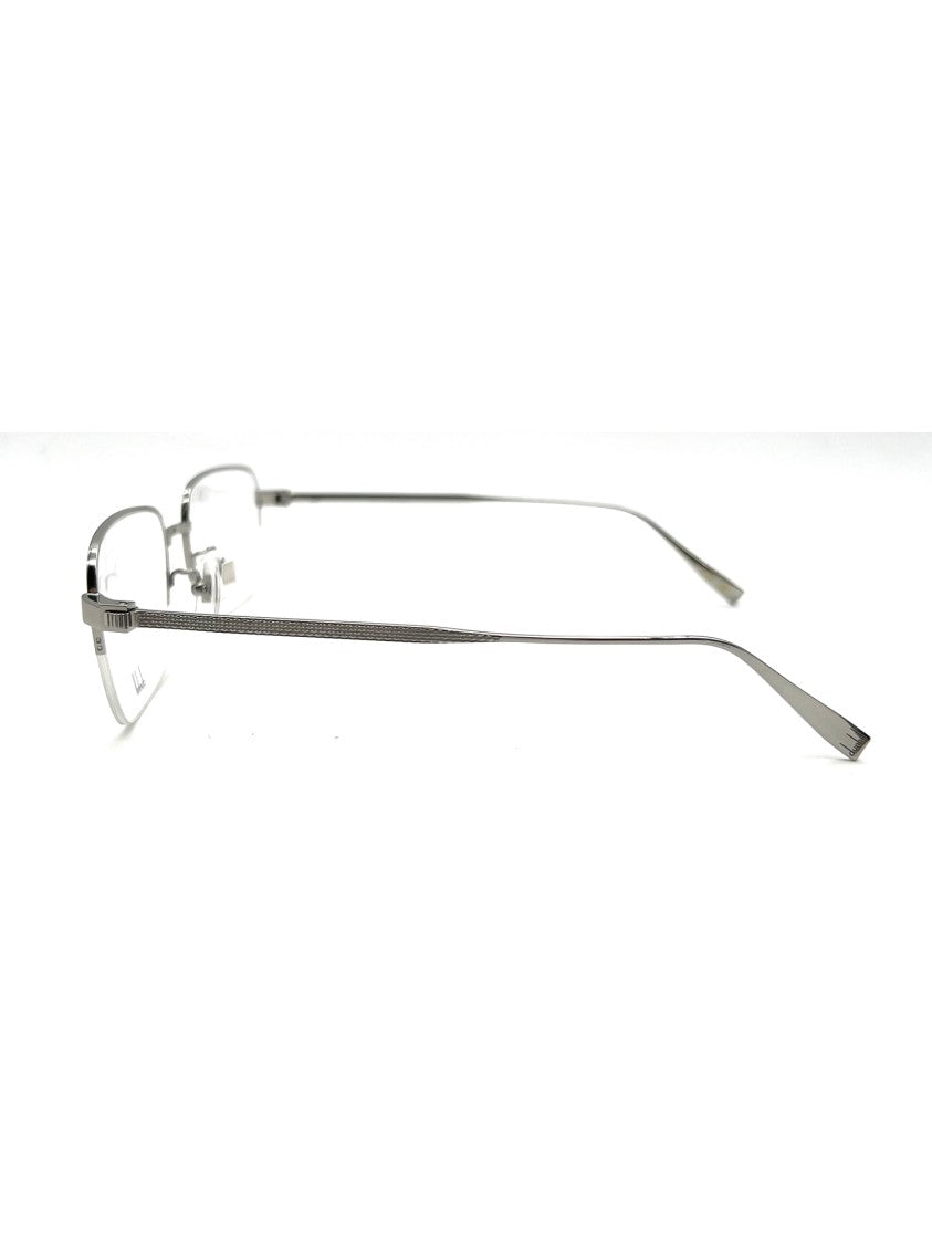 Dunhill Titanium Optical Frames With Rectangular Silhouette And Metallic Finish