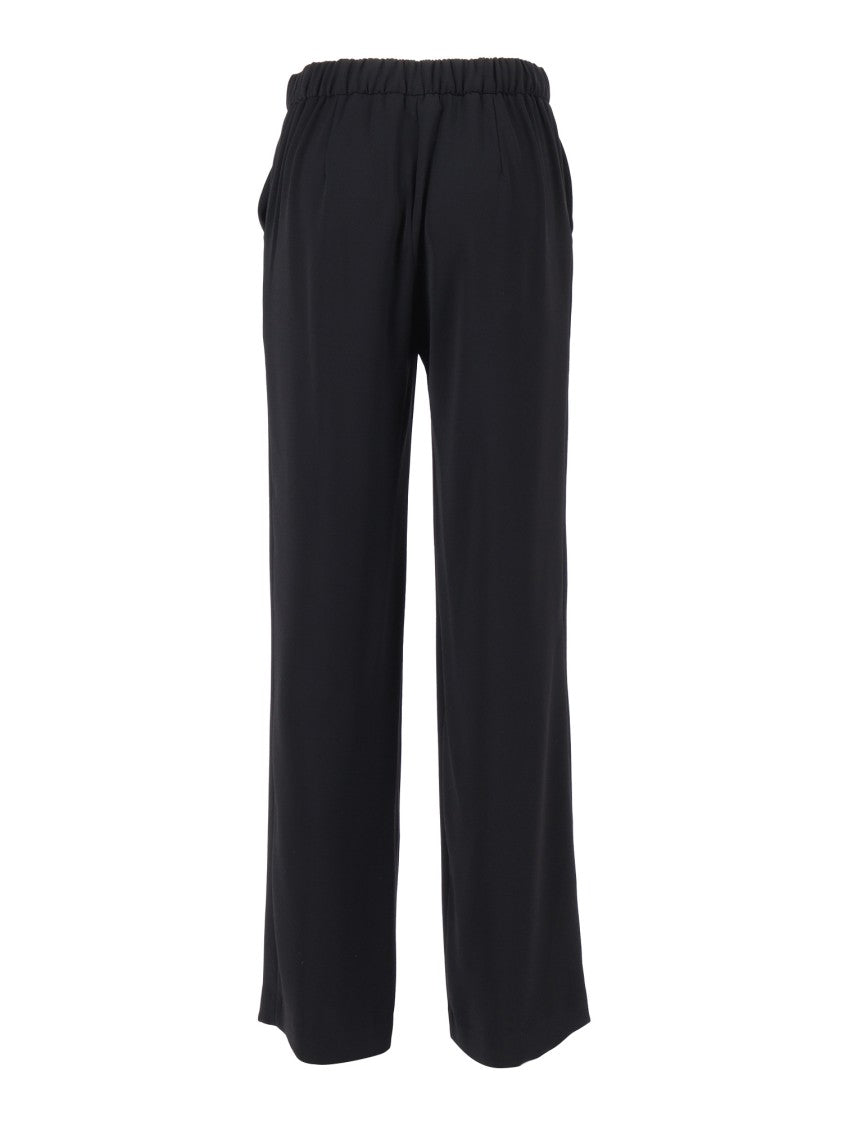 P.A.R.O.S.H. Straight-Leg Trousers With Elastic Waistband