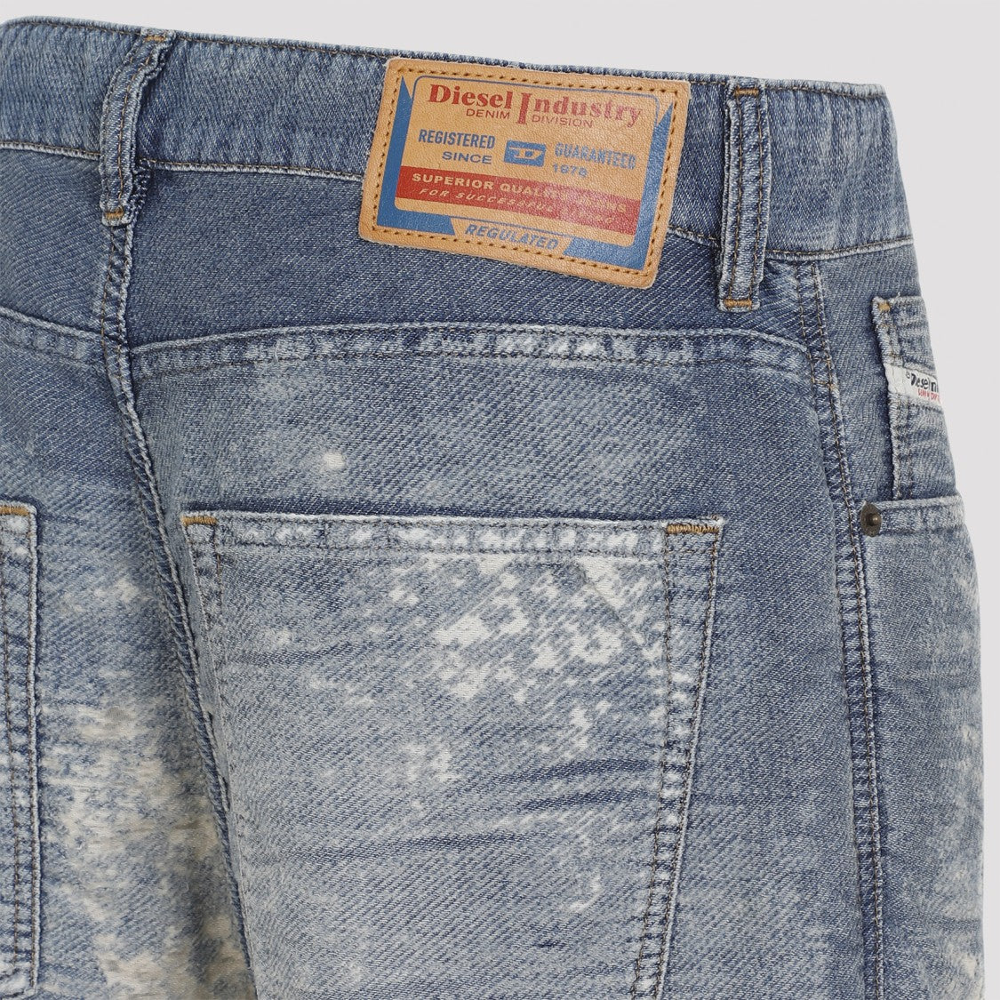 Diesel 1996 D-Sire-Fsf Blue Cotton Jeans