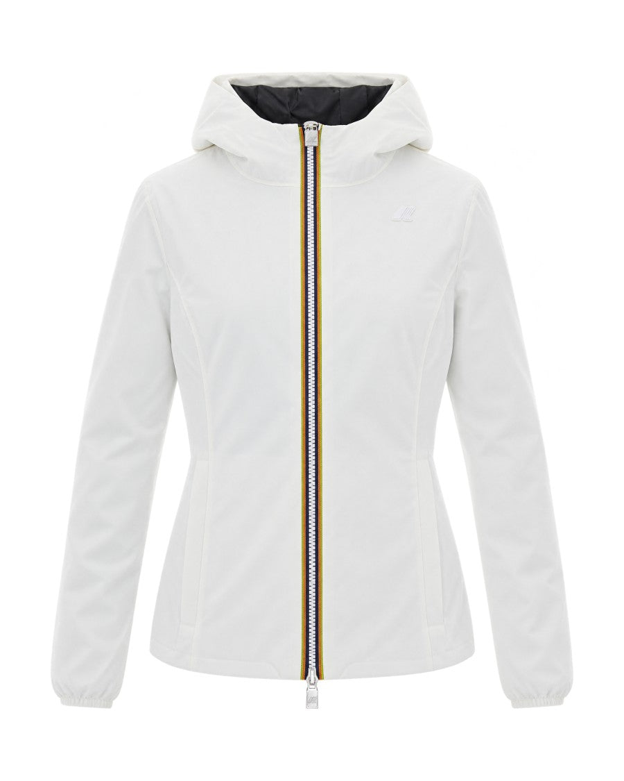 K-Way Double-Faced Slim-Fit Puffer Jacket With Non-Detachable Hood