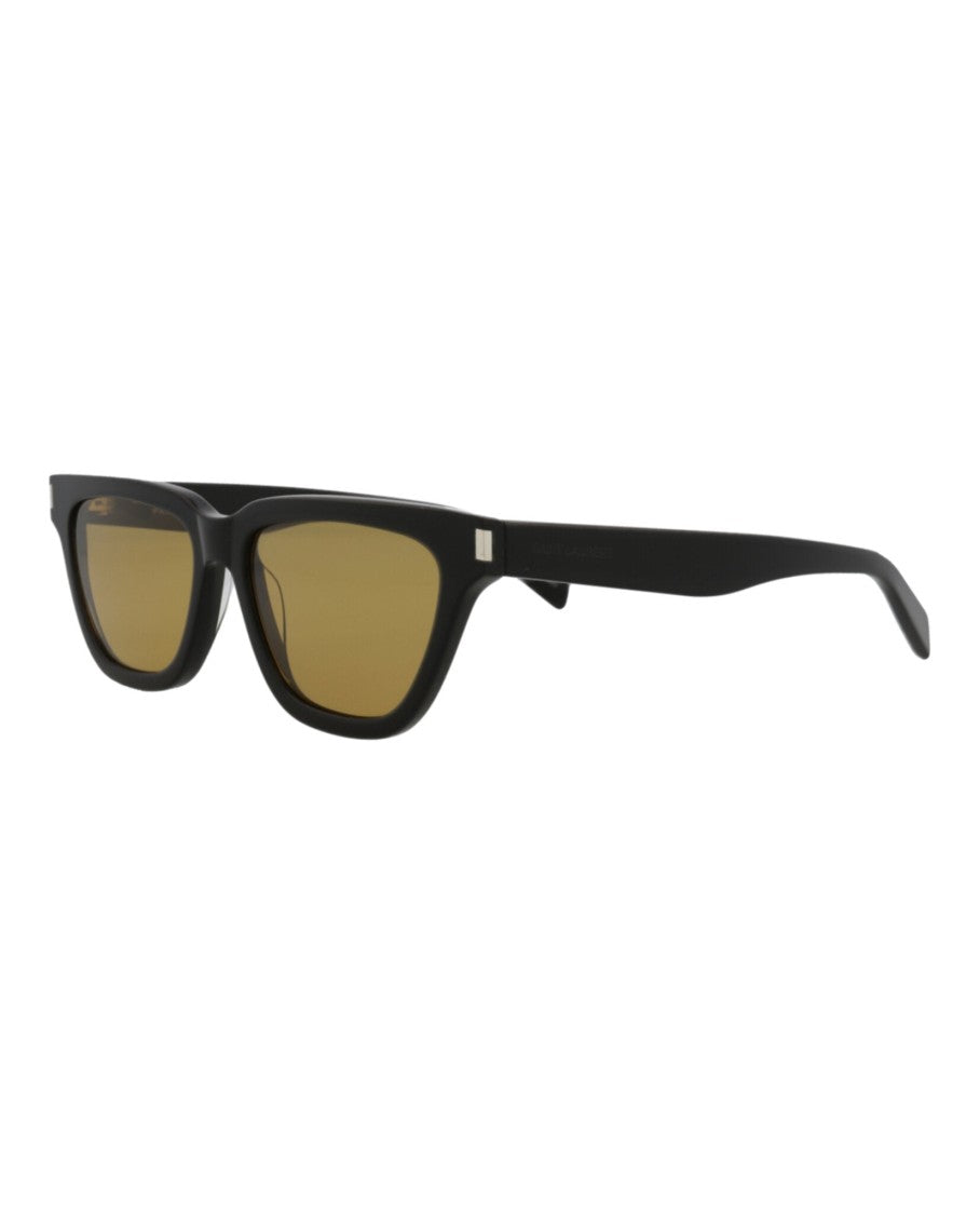 Saint Laurent Cat Eye-Frame Acetate Sunglasses With Saddle Nose Bridge