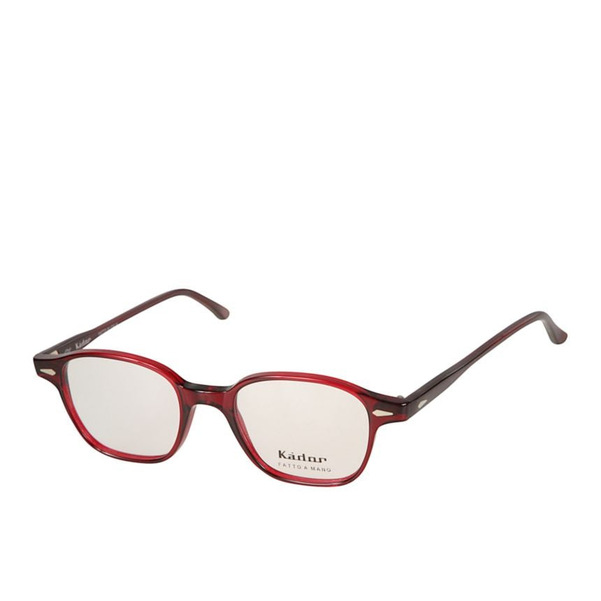 Kador Quadro Translucent Deep Red Rectangular Frame Eyeglasses