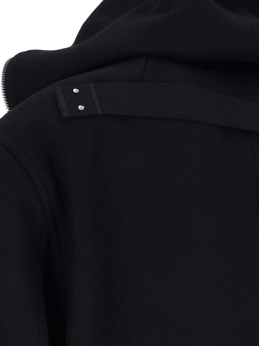 Rick Owens Gimp Wool Coat – Black