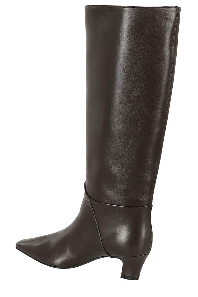 Giampaolo Viozzi High-Heeled Nappa Leather Stivale Boot