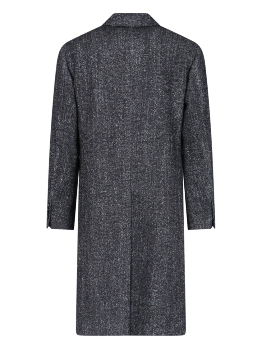 Cesare Attolini Double-Breasted Coat – Grey