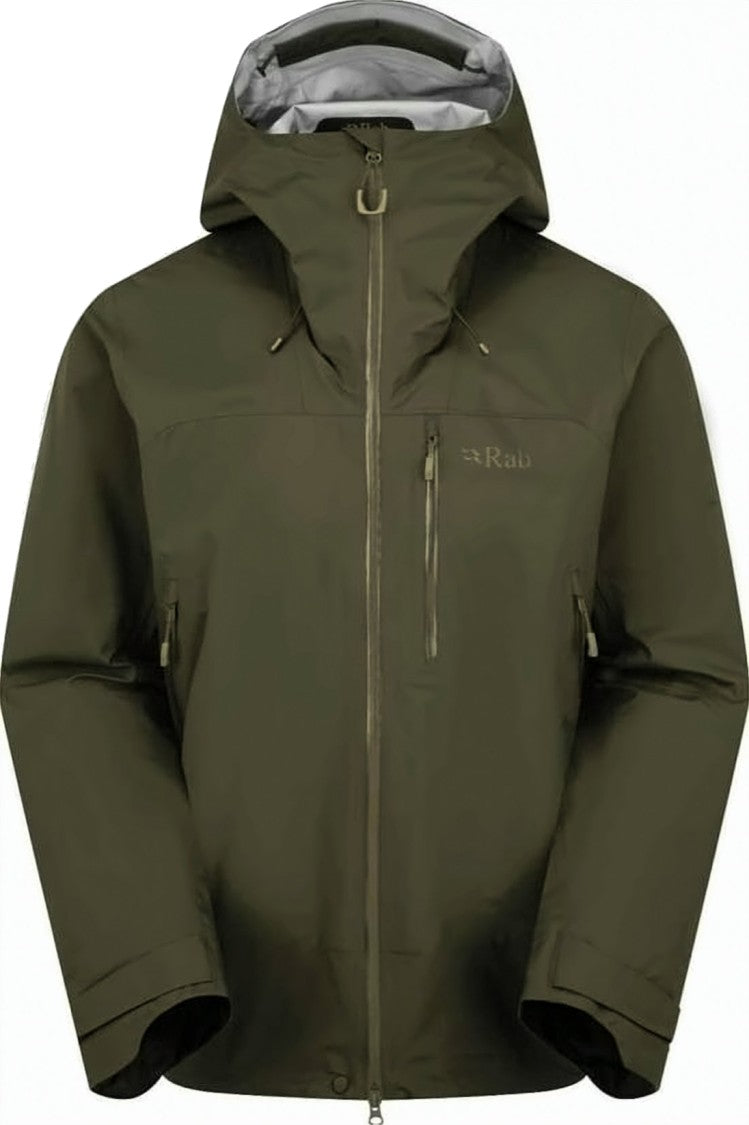 Rab High Collar Olive Green Rab Jacket