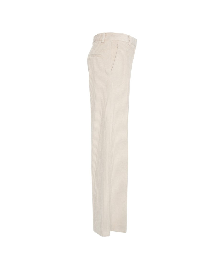 Ottod'ame High-Waisted Flared Trousers