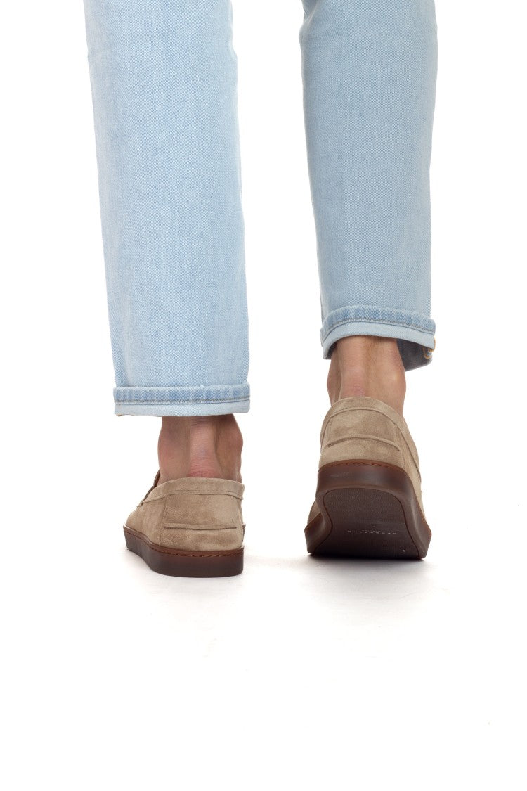 Henderson Sifnos Suede Moccasins With Flex Sole