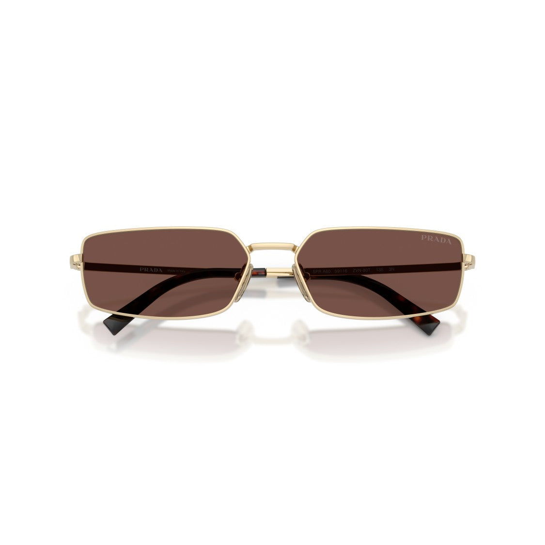 Prada 0Pr A60s Rectangular Steel Sunglasses