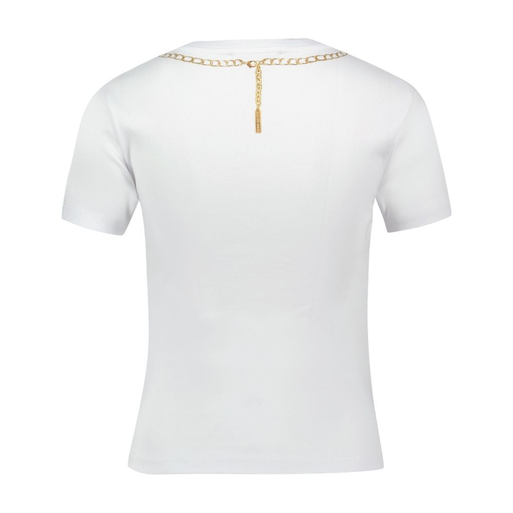 Marine Serre Trompe L'oeil Jewelry T-Shirt - Cotton - White