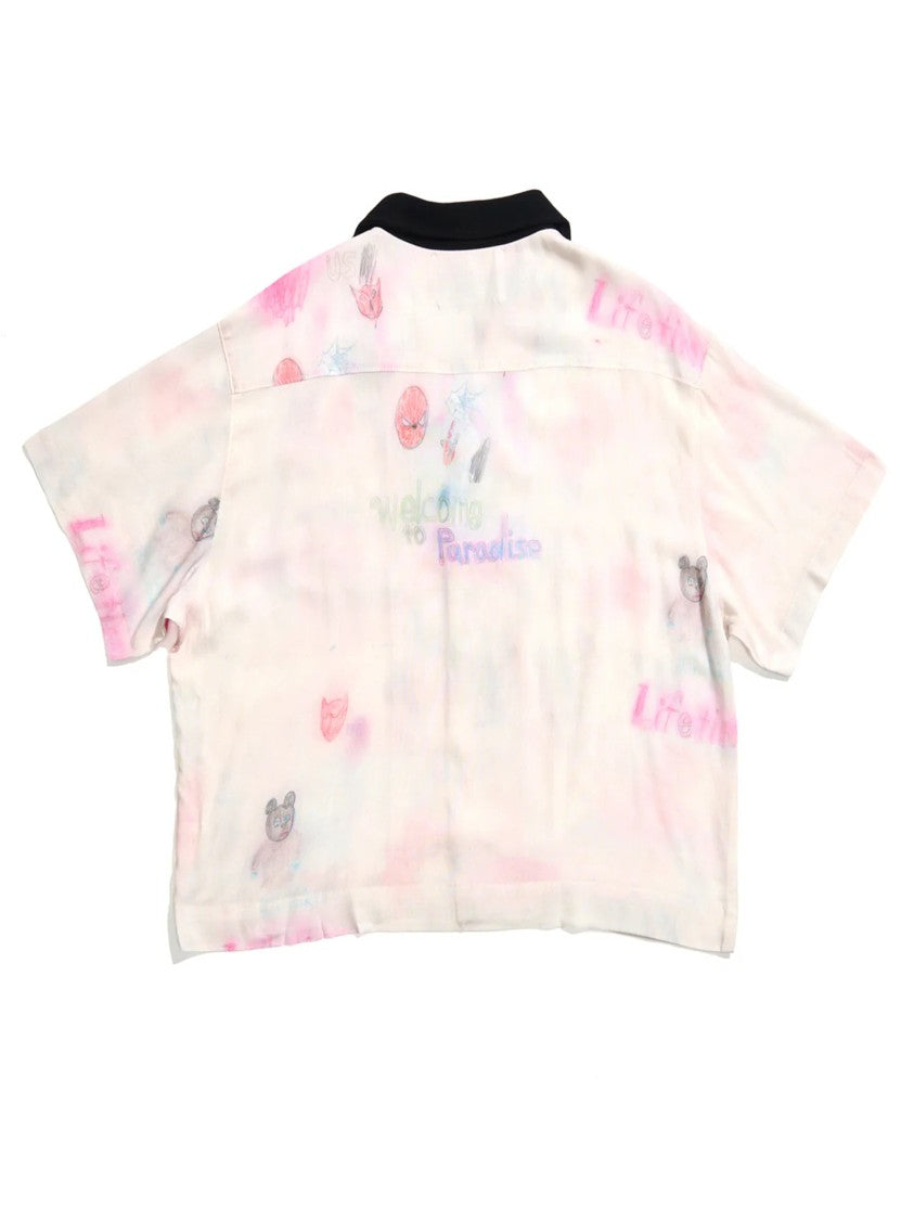 Paly Boxy Pastel Print Casual Shirt