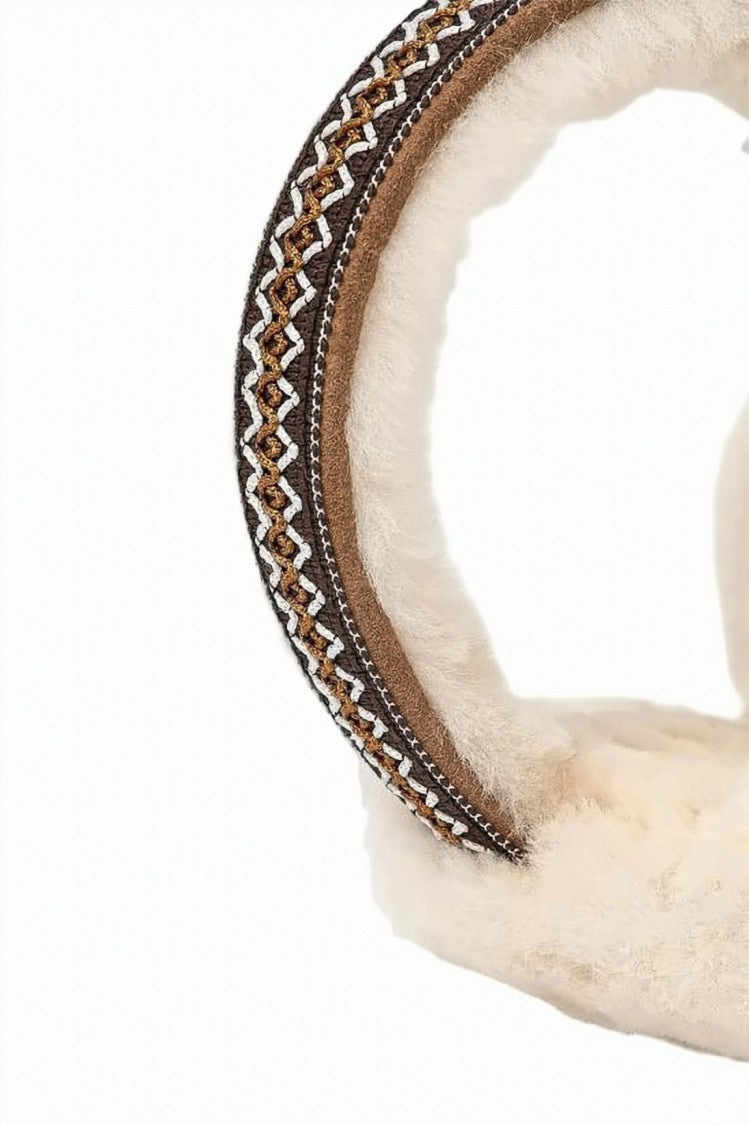 Ugg Earflap Cap With Plush Faux Fur Padding
