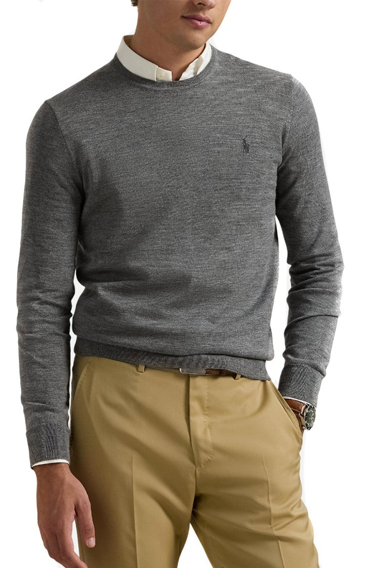 Polo Ralph Lauren Tailored Grey Wool Knitwear