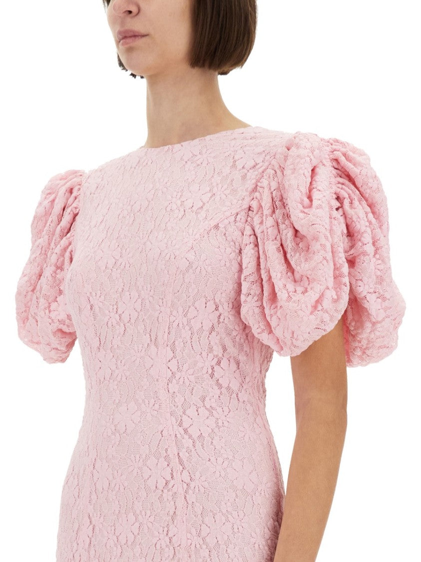 Rotate Lace Midi Dress