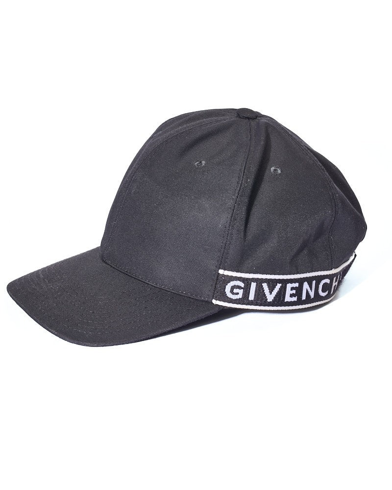 Givenchy Canvas Logo Hat - Black
