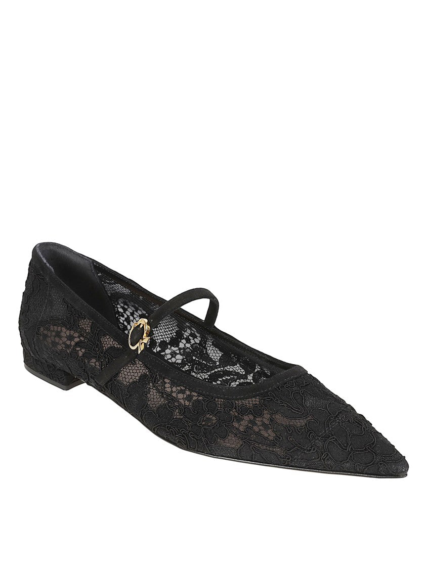 Gianvito Rossi Pointed Toe Flats