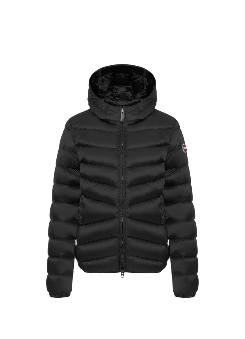 Colmar Black Lightweight Slim-Fit Quilted Down Jacket