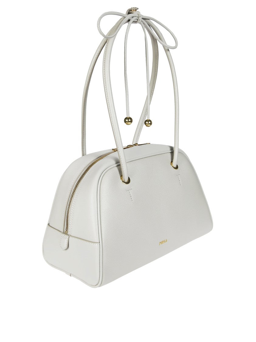 Furla Poppy M Bow Detail Dome Handbag