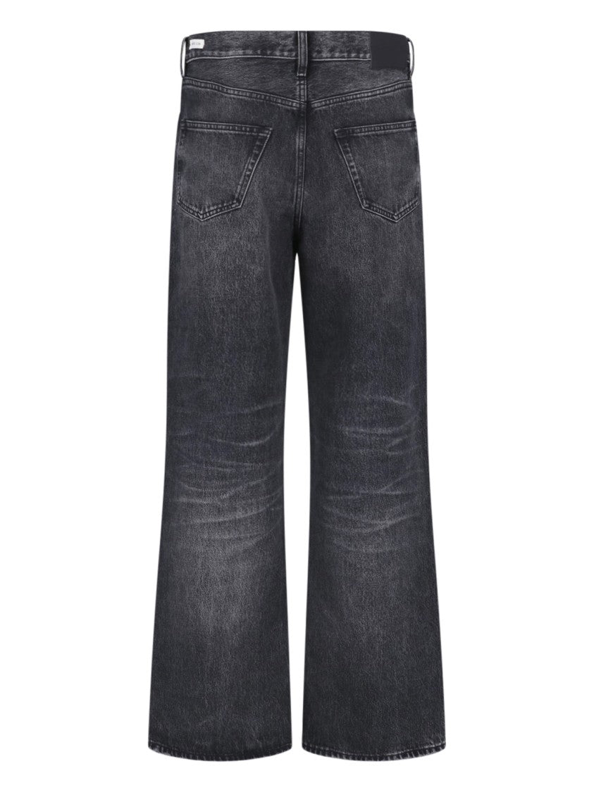 Sunflower Black Denim Wide-Leg Jeans
