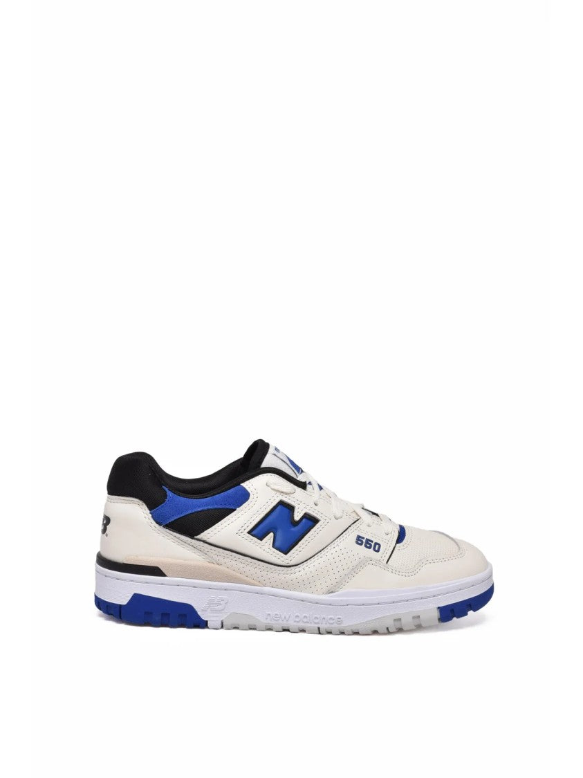 New Balance Cream Bb550 Leather Basketball Sneakers