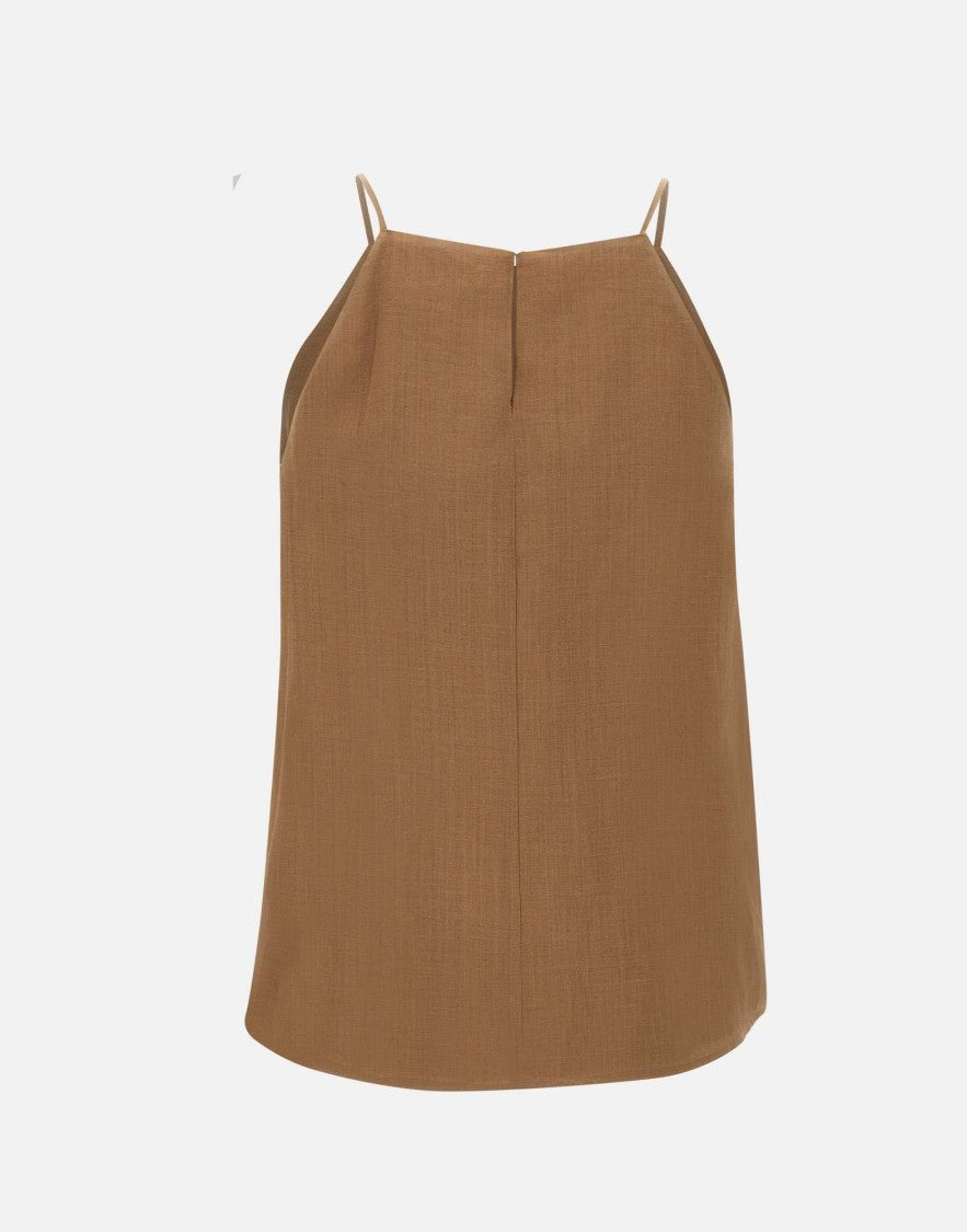 Max Mara Boxy Silhouette Sleeveless Top