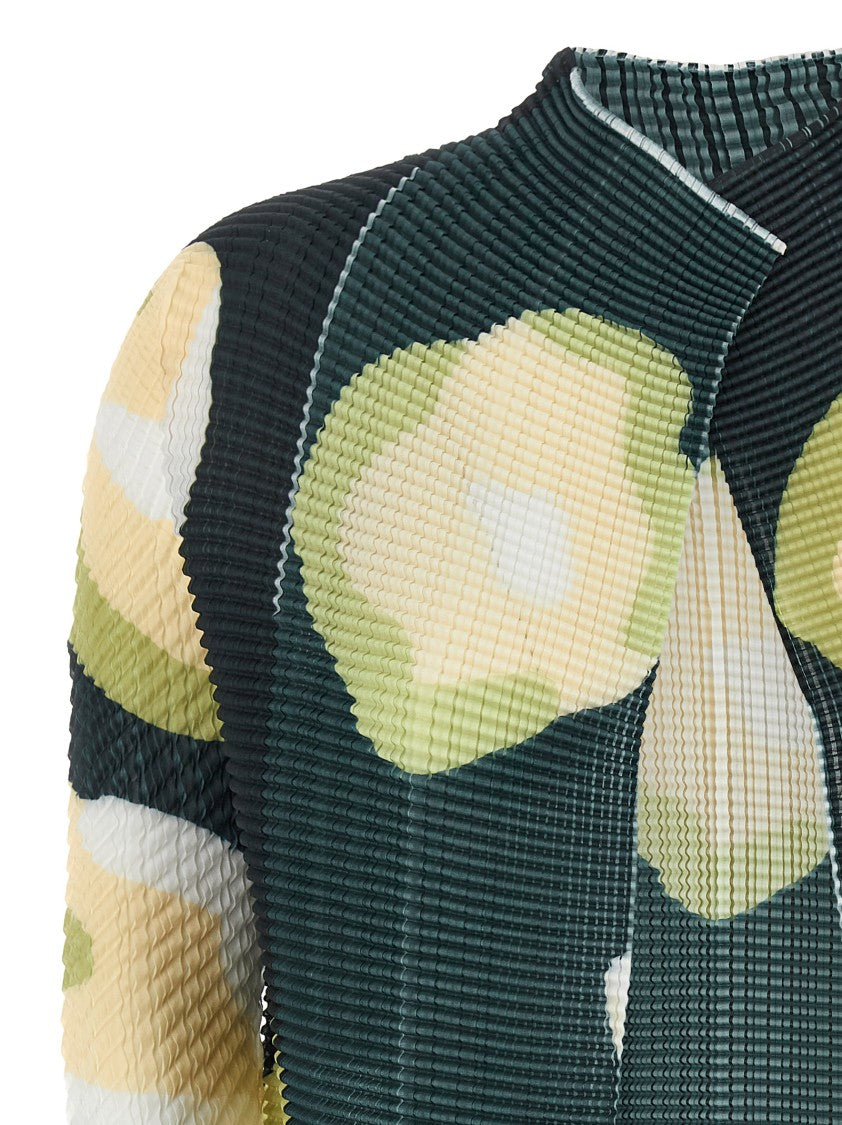 Issey Miyake 'Verve Pleats Top' Cardigan