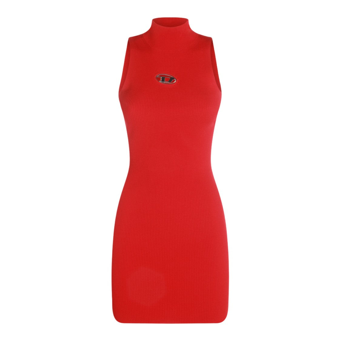 Diesel Form-Fitting Mini Dress With High Neckline