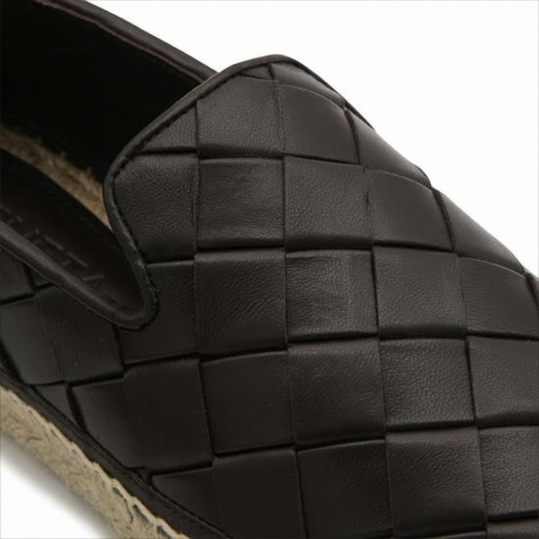 Bottega Veneta Woven Lambskin Leather Slip-On Sneakers