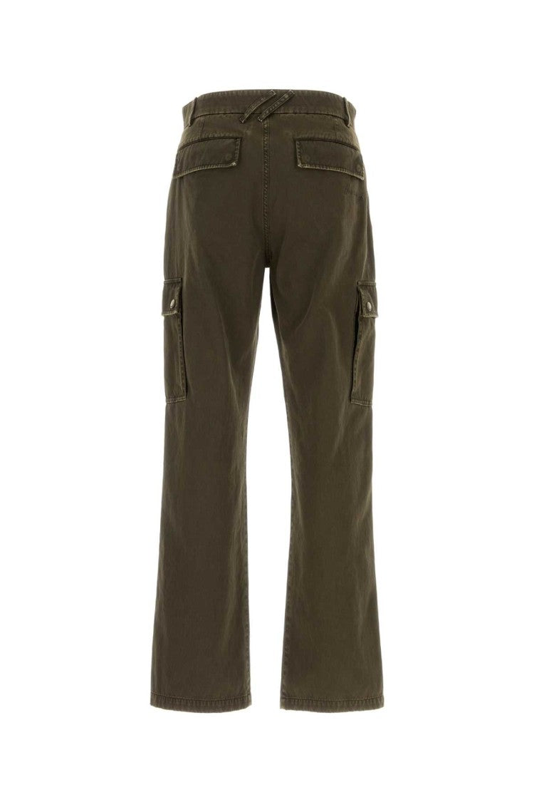 Burberry Army Green Cotton Cargo Pant