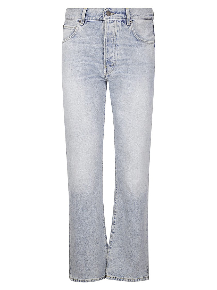 Haikure Authentic Wash Straight Leg Jeans With Faded Effect